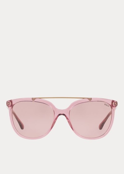 Oculos De Sol Polo Ralph Lauren Metal-Frame Square Mulher 83246-WTOS